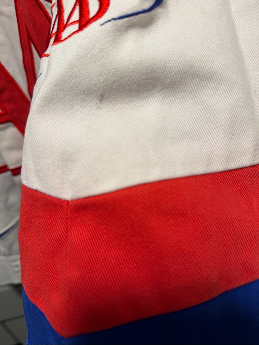 Blue & White Racing Jacket - Men's - Picture 10 of 16